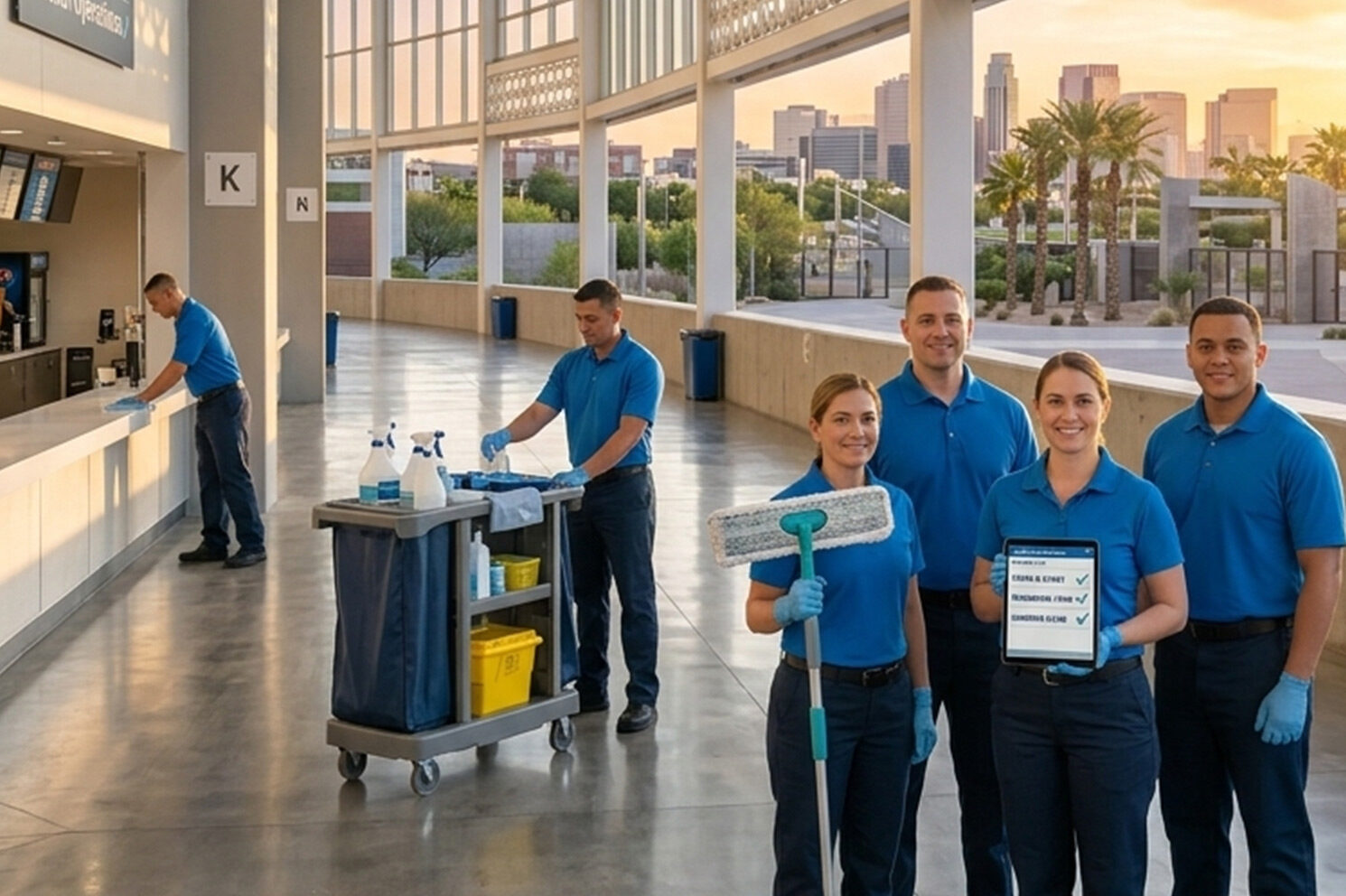 Oranje's Stadium Cleaning Services